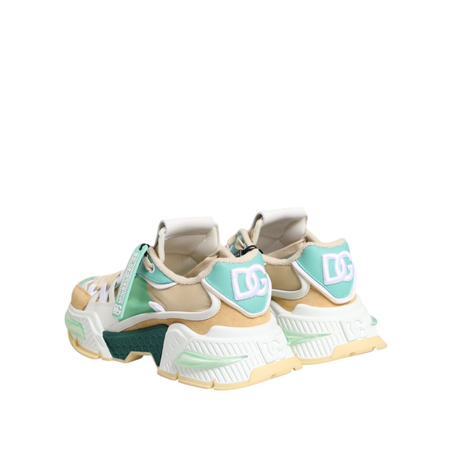 Dolce & Gabbana Multicolor Leather Airmaster Low Top Sneakers Shoes