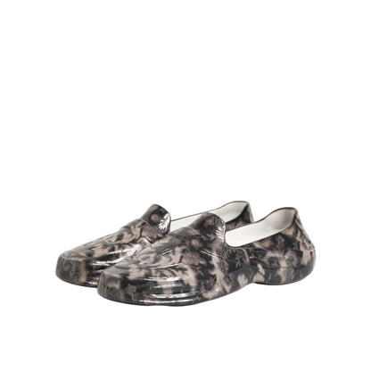 Dolce & Gabbana Multicolor Rubber Low Top Men Sneakers Shoes, sleek slip-on design, crafted with durable rubber, featuring logo details.