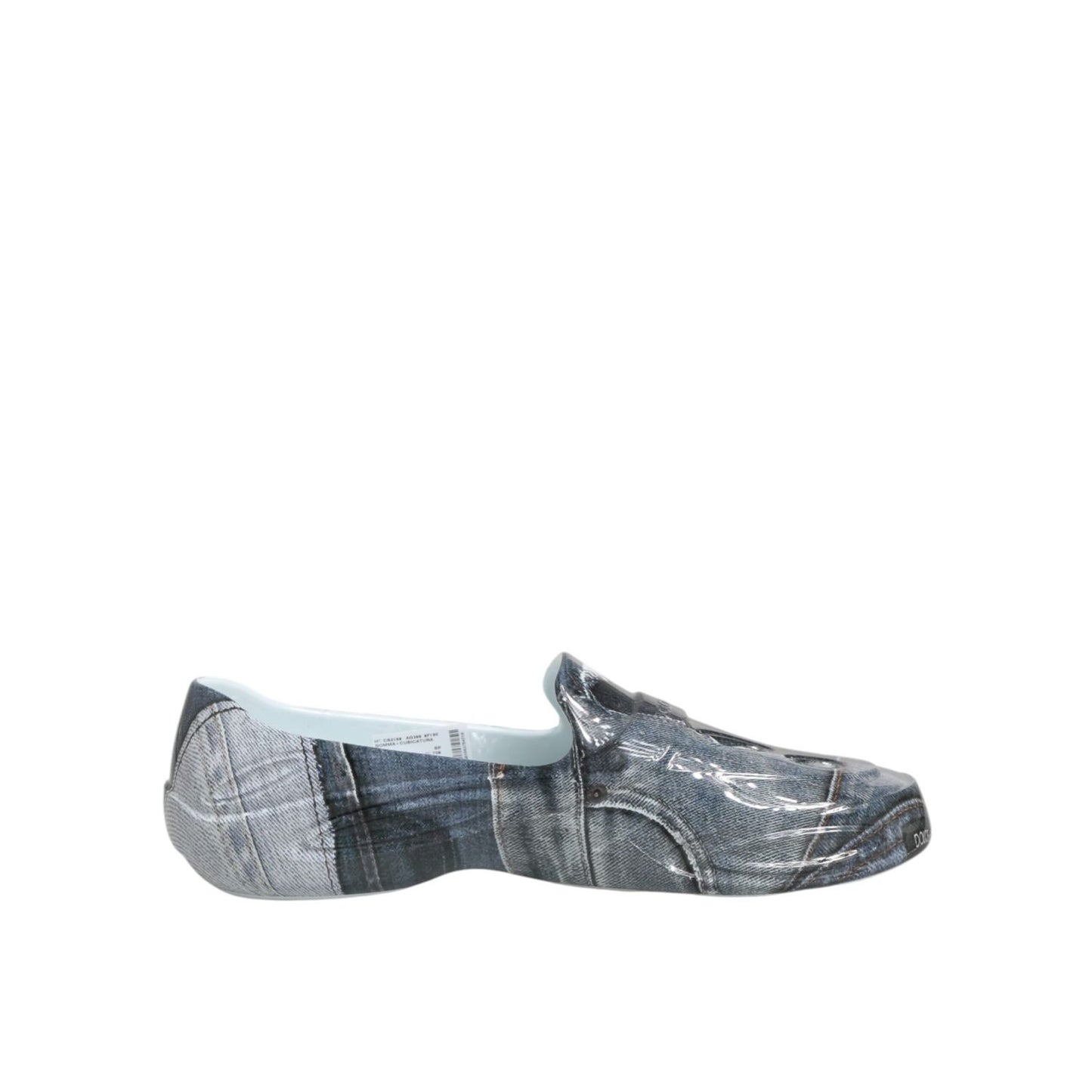 Dolce & Gabbana Multicolor Rubber Men Low Top Sneakers Shoes with slip-on design and rubber sole, featuring sleek modern silhouette.