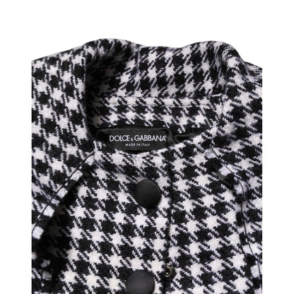 Dolce & Gabbana Multicolor Wool Monochrome Patterned Jacket