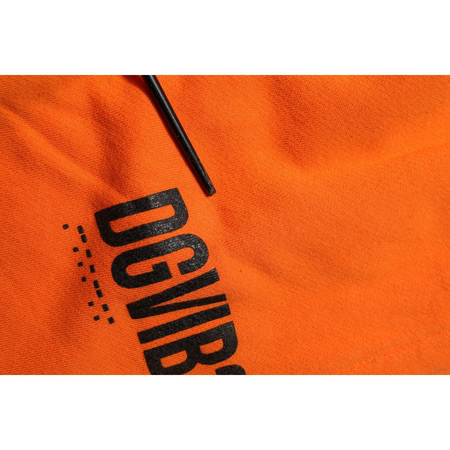 Dolce & Gabbana Orange Cotton DG VIB3 Logo Drawstring Sweatpants Pants