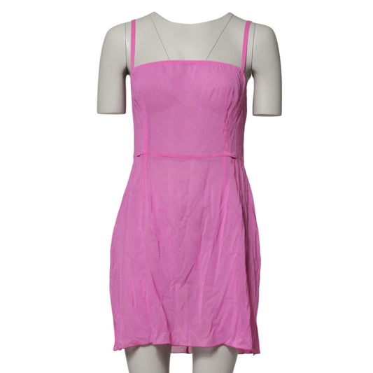 Dolce & Gabbana Pink Chemise Nylon Blend Sheer Lingerie Underwear on mannequin, delicate and elegant design