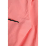Close-up of Dolce & Gabbana Pink High Waist Dress Tapered Trouser Pants in soft pink fabric showing detail.