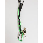 Dolce & Gabbana Polyester Multicolor Tape String DG Logo Keychain Keyring featuring vibrant colors and logo hardware.
