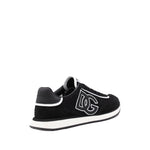 Dolce & Gabbana Sneakers Black with logo patch, lace-up front, rubber sole, and branded heel counter.