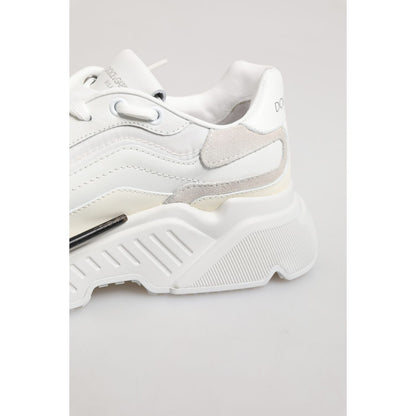 Dolce & Gabbana White Daymaster Low Top Mens Sneakers Shoes