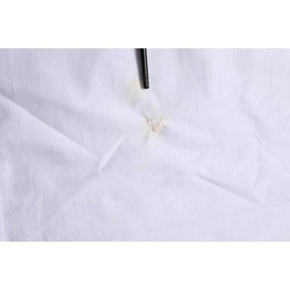 Dolce & Gabbana White Goodluck 2021 Cotton Crew Neck T-shirt