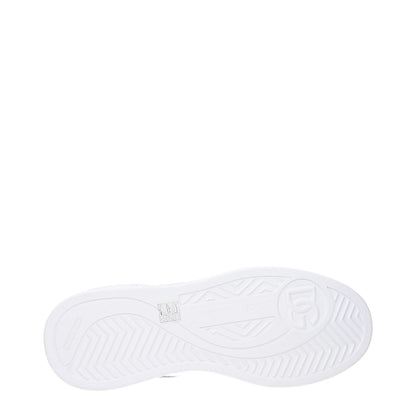Dolce & Gabbana White Leather Low Top Sneakers