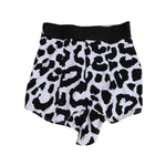 Dolce & Gabbana White Leopard Nylon High Waist Girdle Underwear in signature leopard print with black and white design, made in Italy.