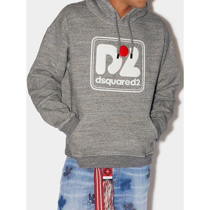 Dsquared² Gray Cotton Sweatshirt 1728,67397976224,Clothing,Dsquared²,Gray,Men,Men - Clothing,New with tags,S,Sweaters - Clothing,Sweaters - Men - Clothing,Sweatshirts - Sweaters - Clothing,XL,XXL