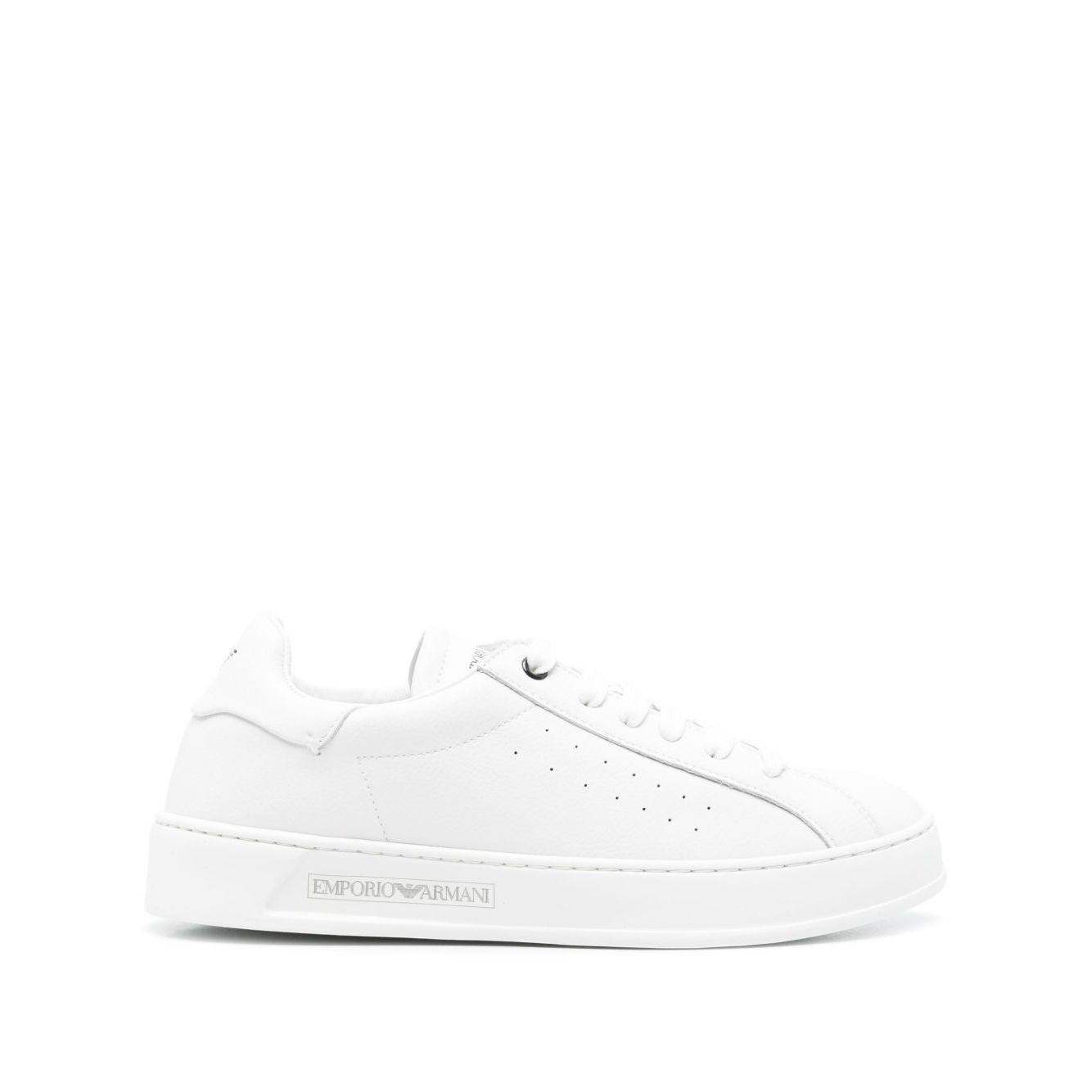 EMPORIO ARMANI EXCLUSIVE Emporio Armani Leather sneakers with logo