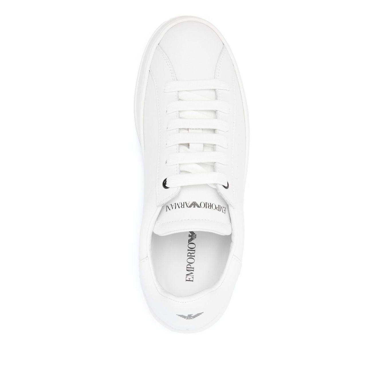 EMPORIO ARMANI EXCLUSIVE Emporio Armani Leather sneakers with logo