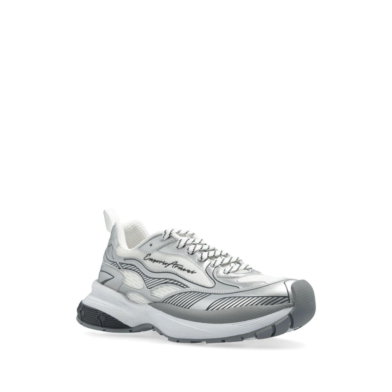 EMPORIO ARMANI EXCLUSIVE Emporio Armani logo-embossed sneakers Sneakers