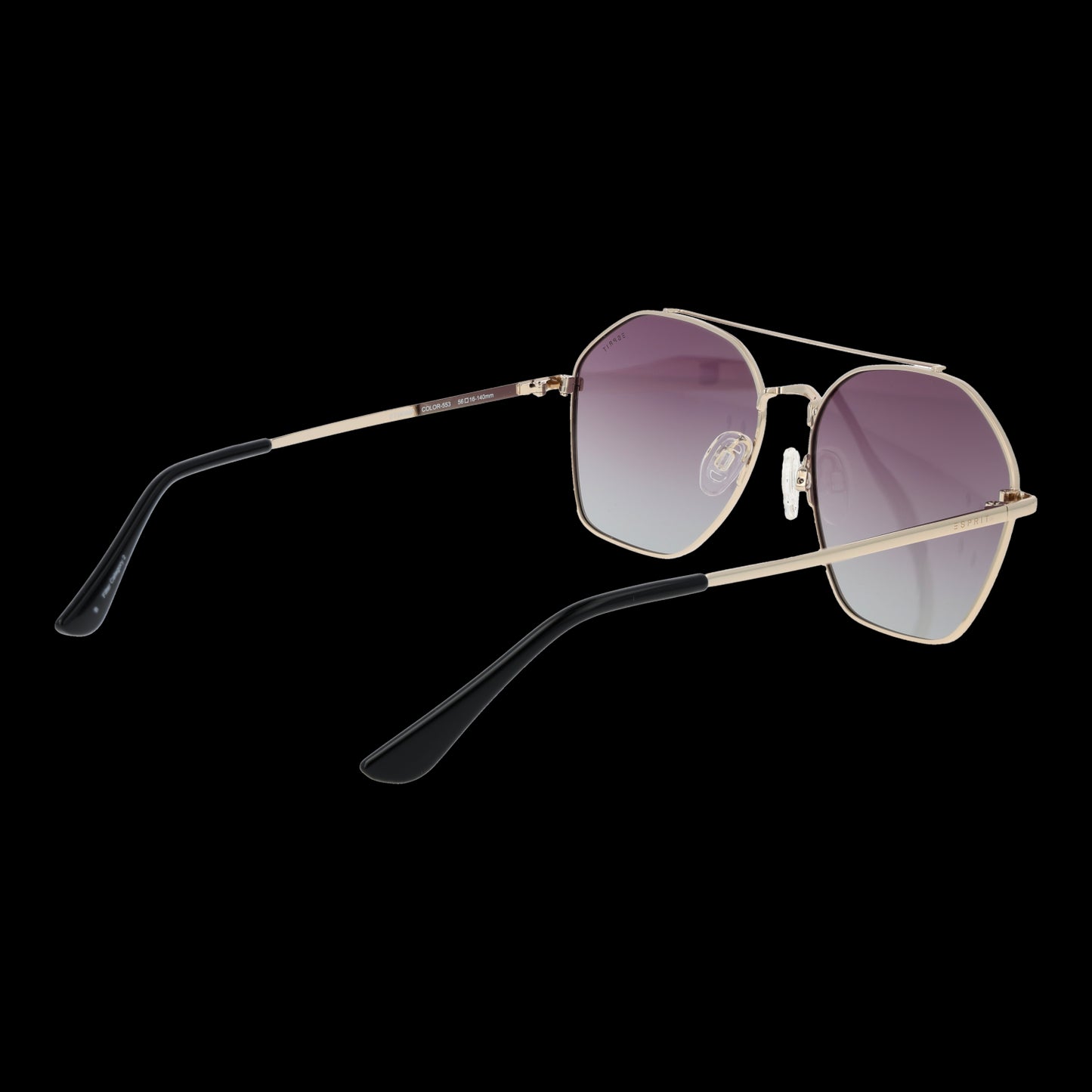 ESPRIT MOD. ET39098P 56553 lady sunglasses with gold frame and gradient lenses