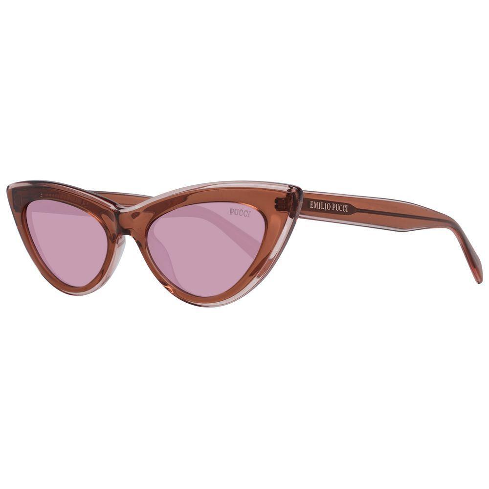 Emilio Pucci Brown Plastic Sunglasses
