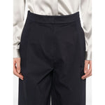 Emporio Armani Cotton Wide Leg Trousers Trousers