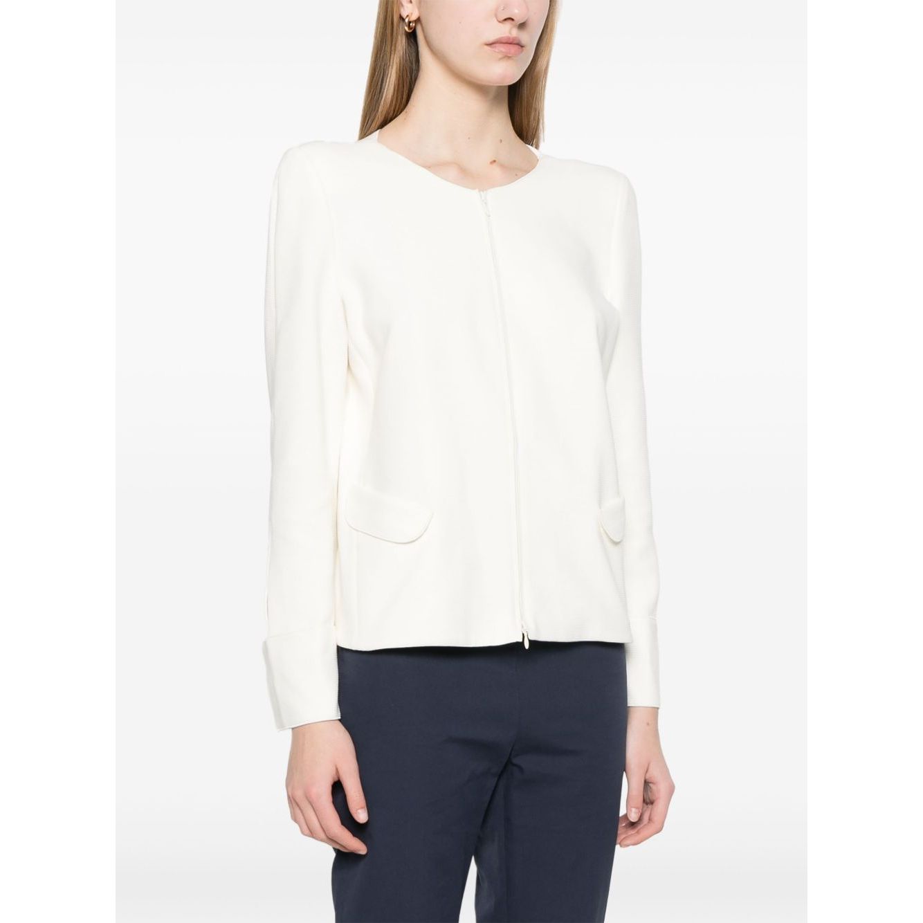 Emporio Armani Ottoman-jersey jacket