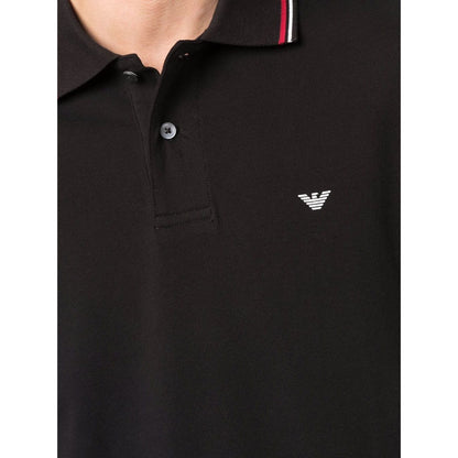 Emporio Armani T-shirts and Polos Black Topwear