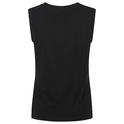 Emporio Armani Top Black Topwear