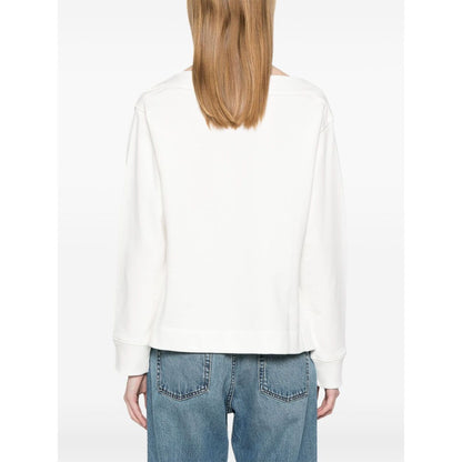 Emporio Armani logo embroidered sweatshirt Topwear