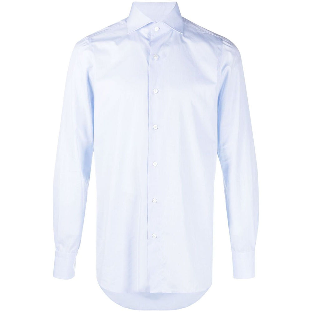 FINAMORE 1925 NAPOLI Shirts Clear Blue Shirts