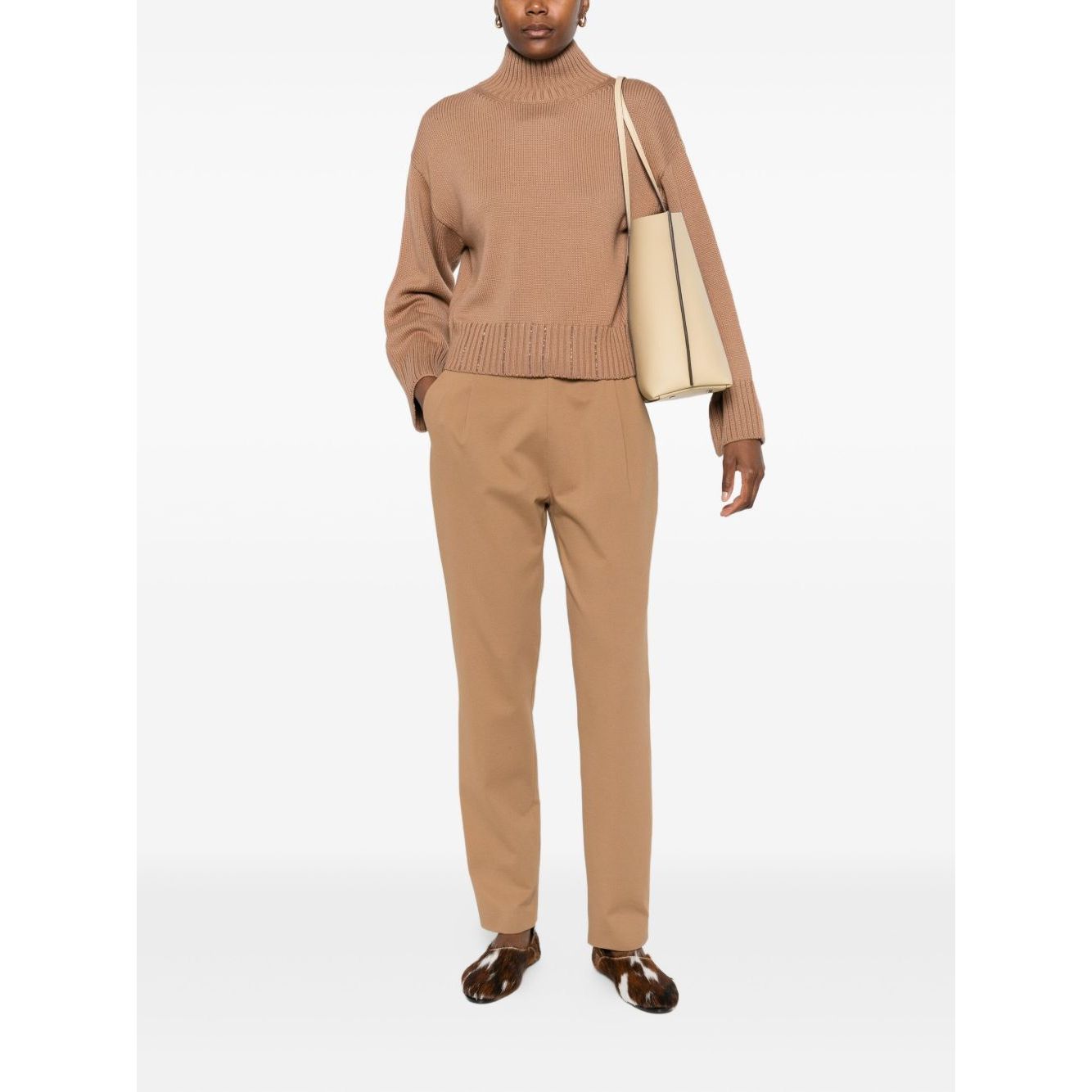Fabiana Filippi Trousers Camel