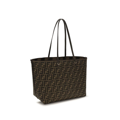 Fendi Brown Polyester Shoulder Bag