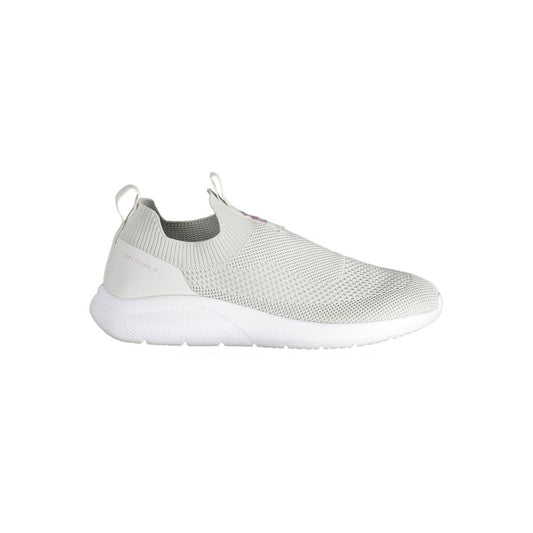 Fila Beige Synthetic Women Sneaker with iconic logo and contemporary style, perfect for fashion-forward urban trendsetters.