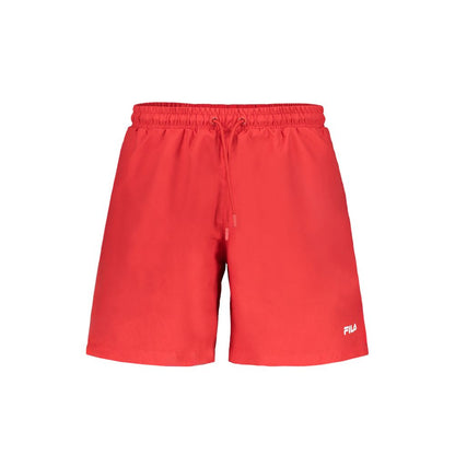 Fila Red Polyester Swimwear