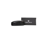 Frankie Morello Gold Metallic Unisex Frame Eyeglasses case and packaging