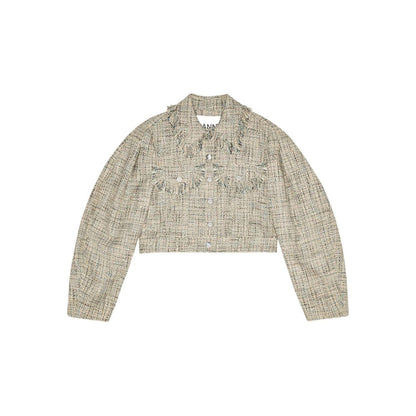 GANNI Jackets Beige Jackets