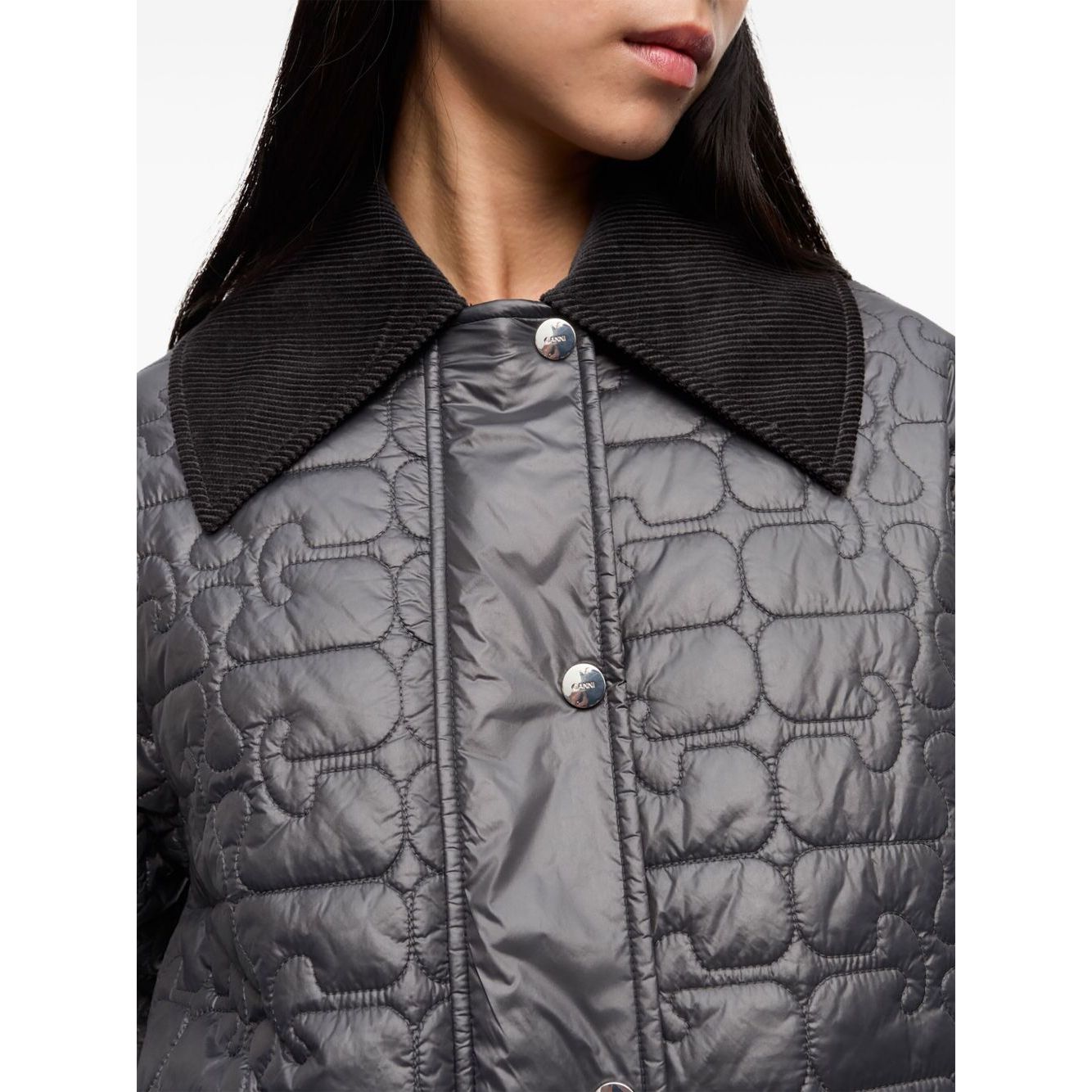 GANNI Jackets Grey