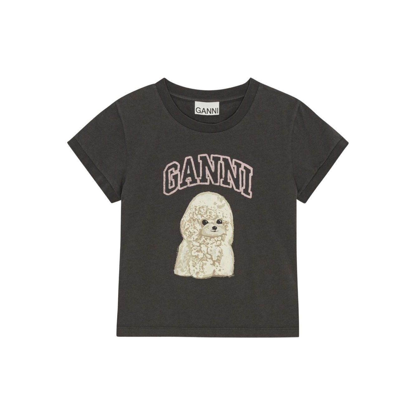 GANNI T-shirts and Polos Grey