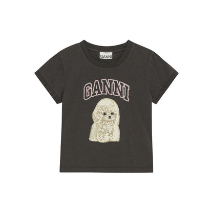 GANNI T-shirts and Polos Grey