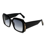Unisex sunglasses GCDS MOD. GD0015 5701B with black frames and gradient lenses, stylish eyewear for fashion enthusiasts.