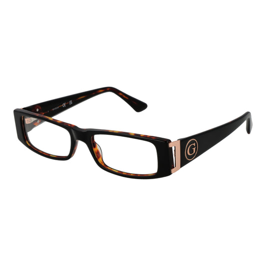GUESS MOD. GU2749 52001 eyeglasses for ladies with black and tortoiseshell frame, side logo detail, fashion eyewear.