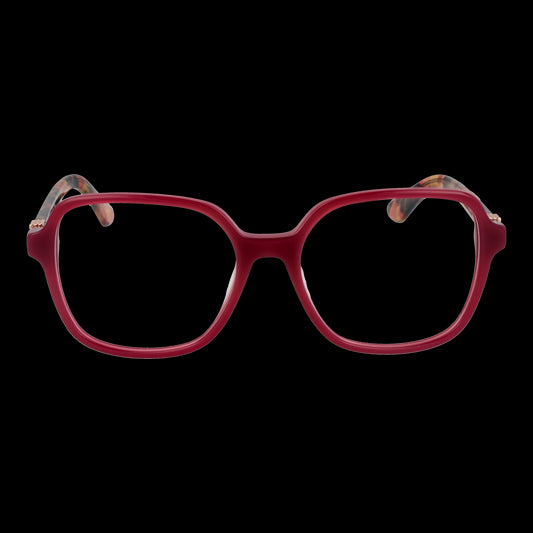 GUESS MOD. GU2938 53069 lady glasses, red square frames on black background