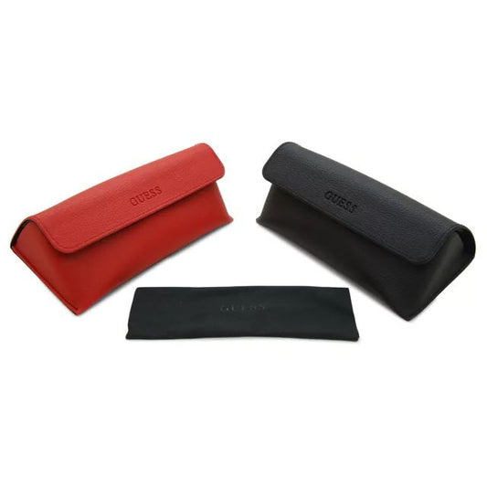 GUESS MOD. GU7681 lady sunglasses case in red and black acetate material