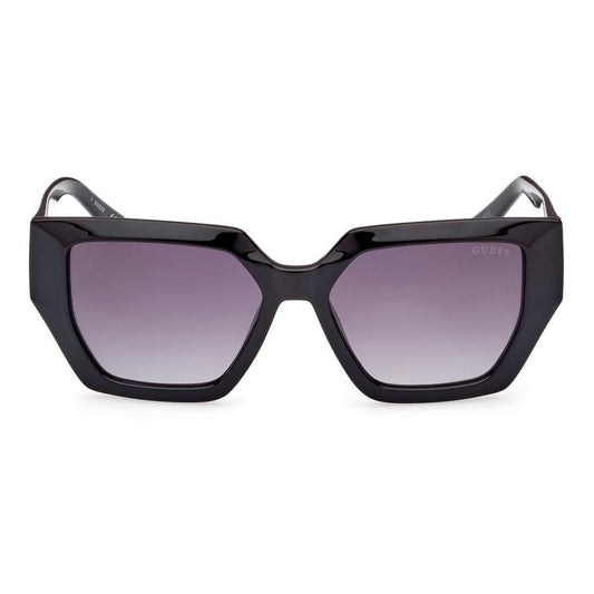 GUESS MOD. GU7896 unisex acetate sunglasses, front view showing unique lens design