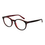GUESS MOD. GU8266 49005 stylish black and red eyeglasses with round frames for a modern look
