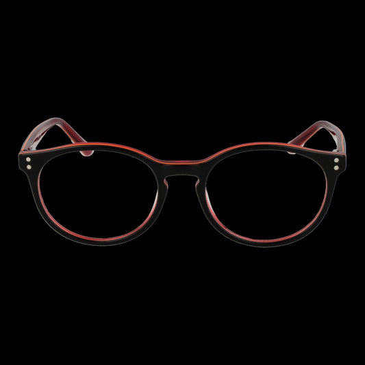 Black and red eyeglasses model GUESS MOD. GU8266 49005 on a black background