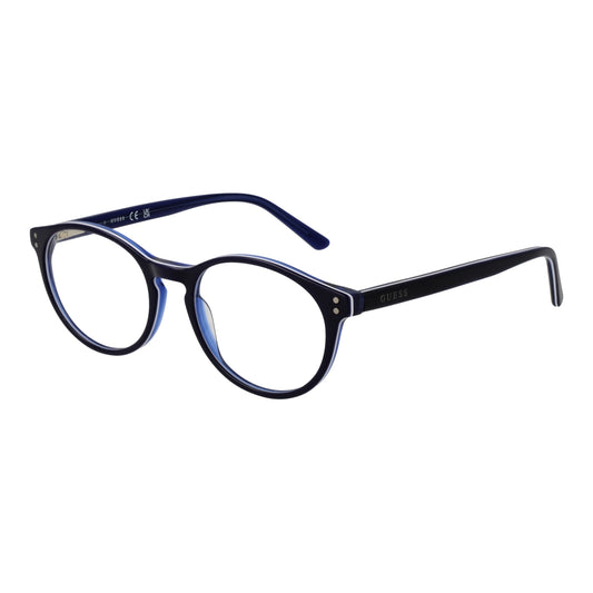 GUESS MOD. GU8266 49090 stylish round eyeglasses in black and blue color