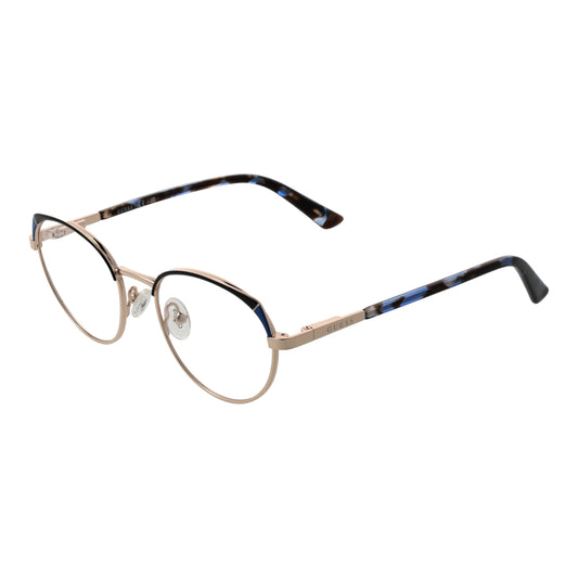 GUESS MOD. GU8273 47032 stylish eyeglasses with tortoiseshell temple tips and metal frame