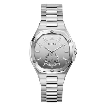 GUESS Mod. GW0310L1 Quartz Analog Watch for Ladies, Silver 925°, 3 ATM Water Resistant, 38mm Case, Mineral Dial in Official Box