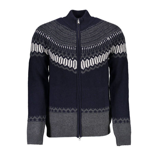 Gant Blue Wool Cardigan