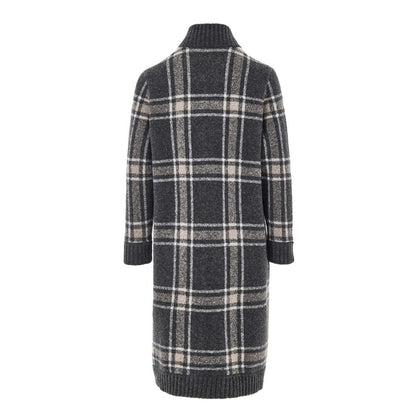 Gran Sasso Gray Wool Robe 1728,67397976224,Clothing,Gran Sasso,Gray,IT44|L,New with tags,Robes - Sleepwear - Clothing,Sleepwear - Clothing,Women