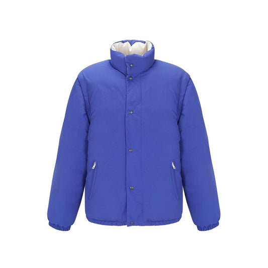 Gucci Blue Polyamide Full-Length Jacket