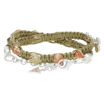 Guess Bicolor Textile Necklace