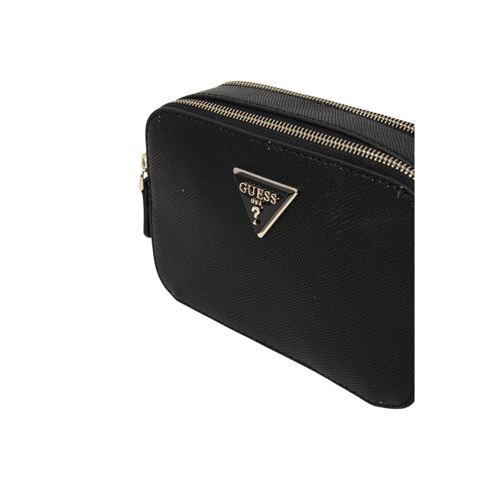 Front view with bag zipped and handles upright.