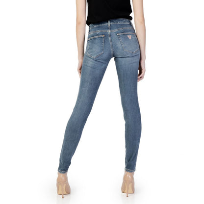 Guess Blue Cotton Skinny Jeans